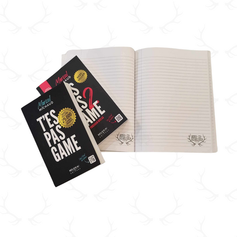 TRIO T'es pas game Livres 1 & 2 + Journal + BONUS