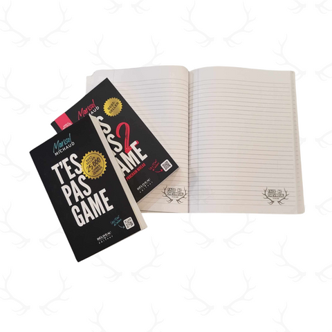 TRIO T'es pas game  Livres 1 & 2 + Journal + BONUS